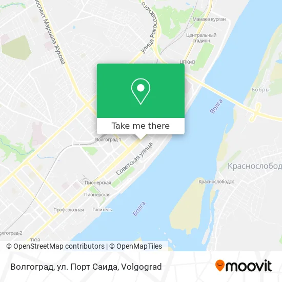Волгоград, ул. Порт Саида map