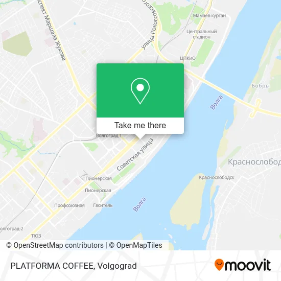 Platforma Coffee map