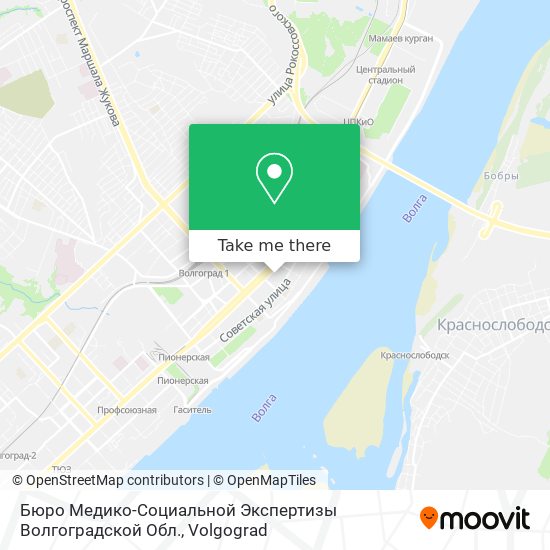 Бюро Медико-Социальной Экспертизы Волгоградской Обл. map