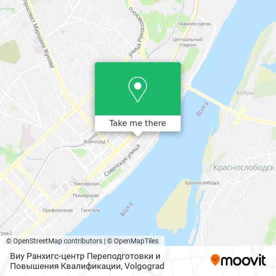 Виу Ранхигс-центр Переподготовки и Повышения Квалификации map
