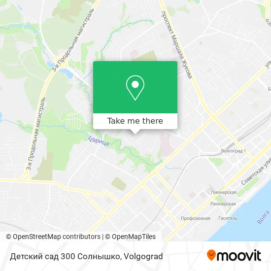 Детский сад 300 Солнышко map