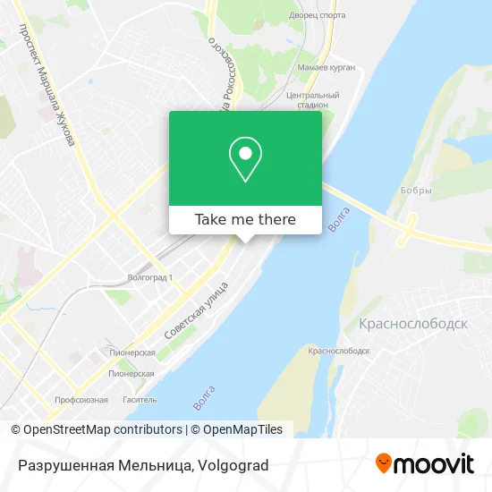 Разрушенная Мельница map