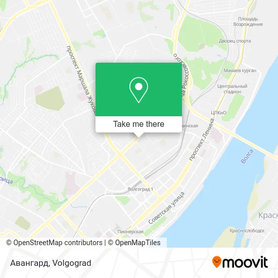 Авангард map