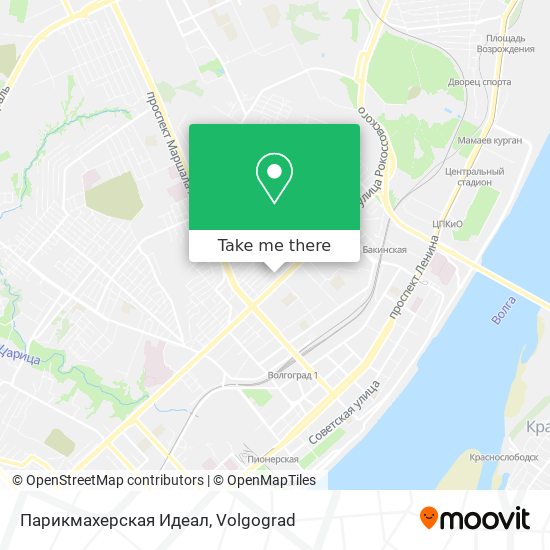 Парикмахерская Идеал map