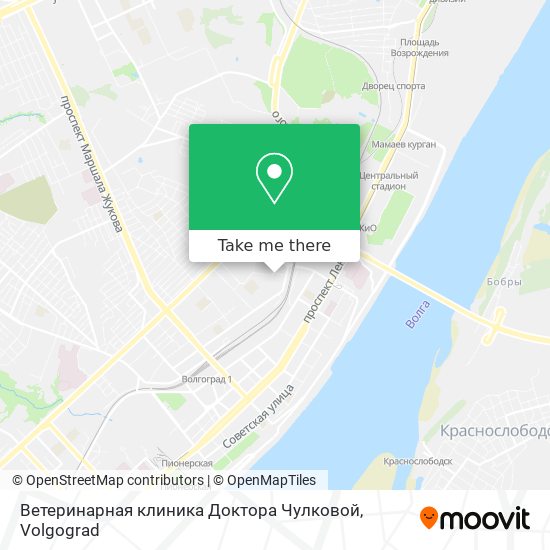 Ветеринарная клиника Доктора Чулковой map