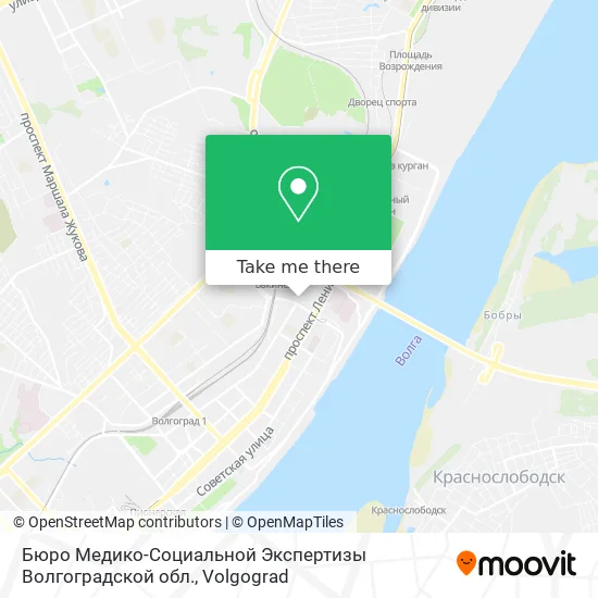 Бюро Медико-Социальной Экспертизы Волгоградской обл. map