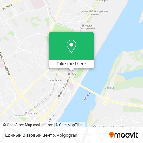 Единый Визовый центр map