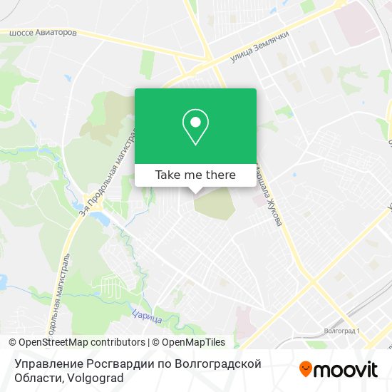 Управление Росгвардии по Волгоградской Области map