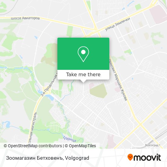 Зоомагазин Бетховенъ map