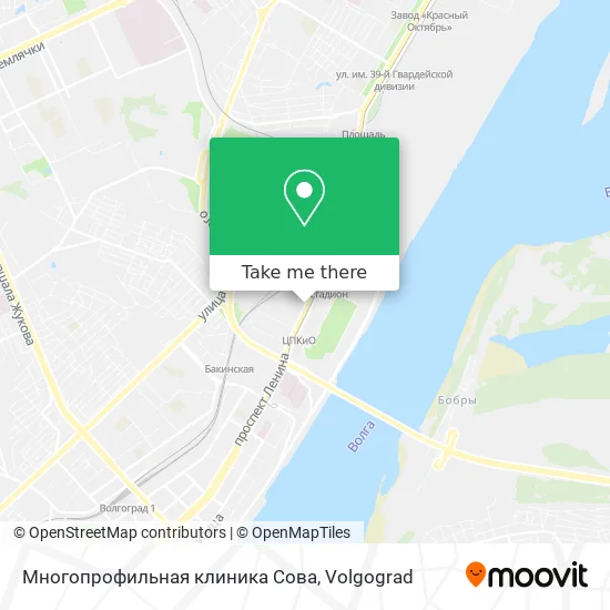 Многопрофильная клиника Сова map
