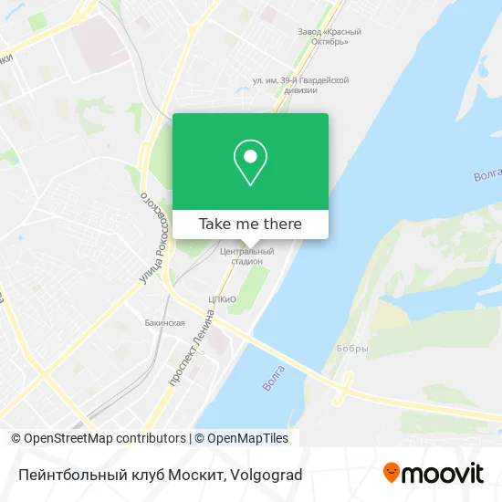 Пейнтбольный клуб Москит map