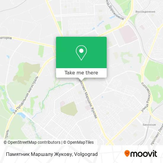 Памятник Маршалу Жукову map