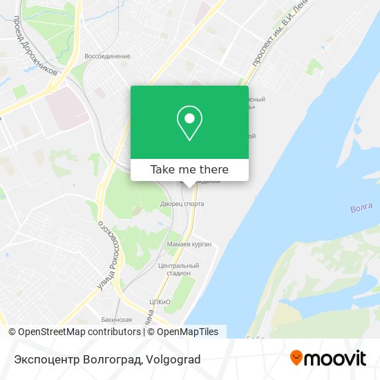 Экспоцентр Волгоград map