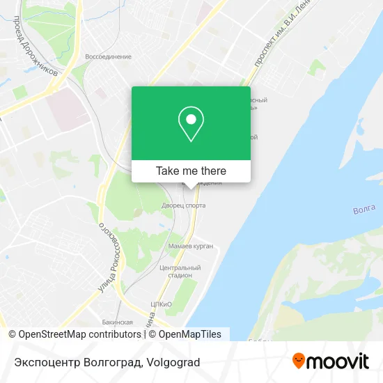 Экспоцентр Волгоград map