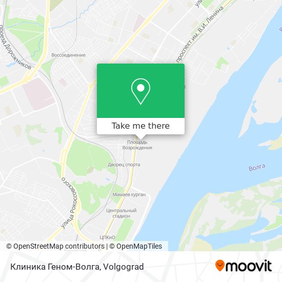Клиника Геном-Волга map