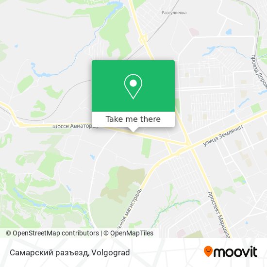 Самарский разъезд map