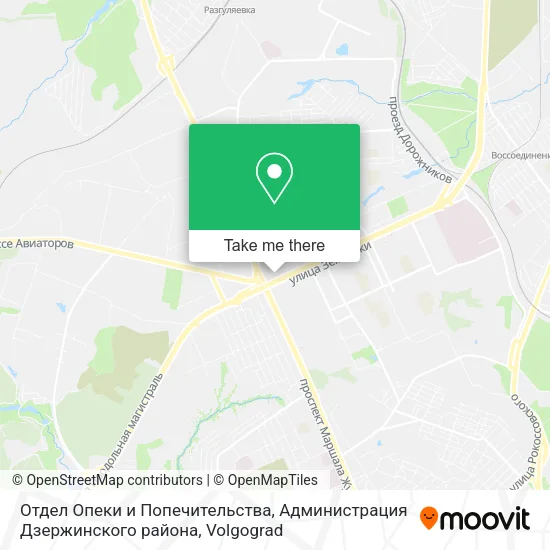 Отдел Опеки и Попечительства, Администрация Дзержинского района map