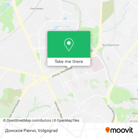 Донское Ранчо map