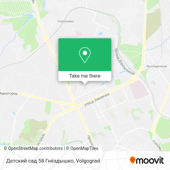 Детский сад 58 Гнёздышко map