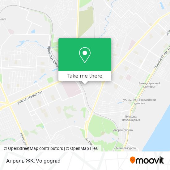 Апрель ЖК map
