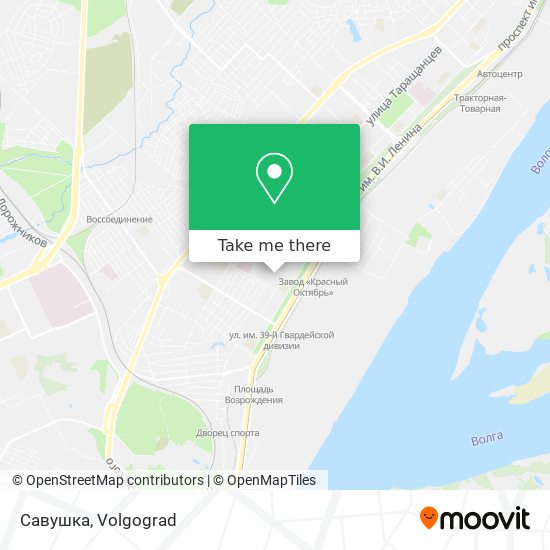 Савушка map