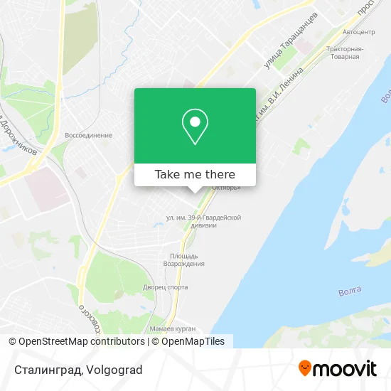 Сталинград map