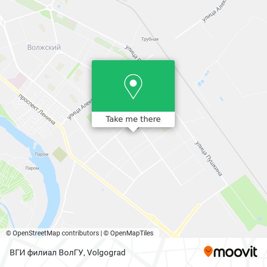 ВГИ филиал ВолГУ map