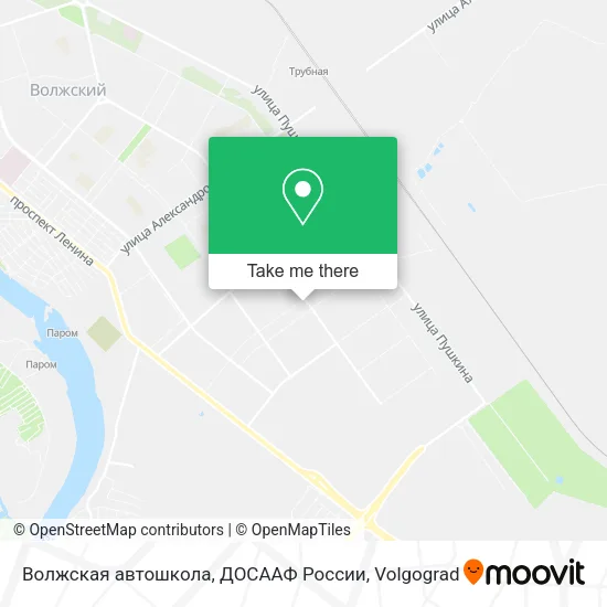 Волжская автошкола, ДОСААФ России map