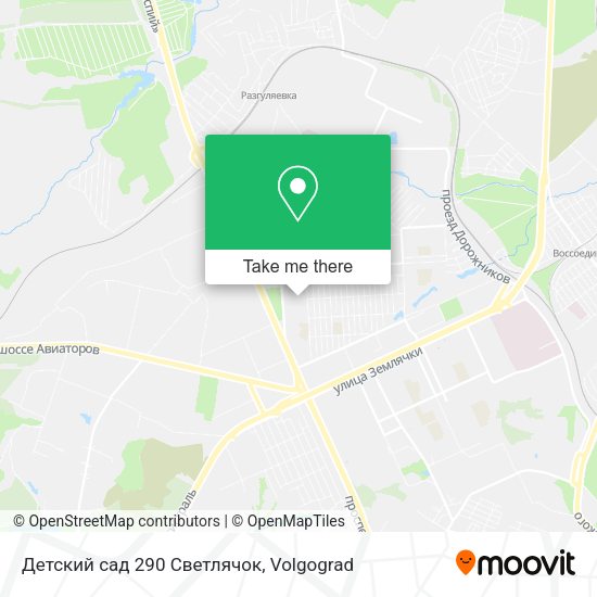 Детский сад 290 Светлячок map