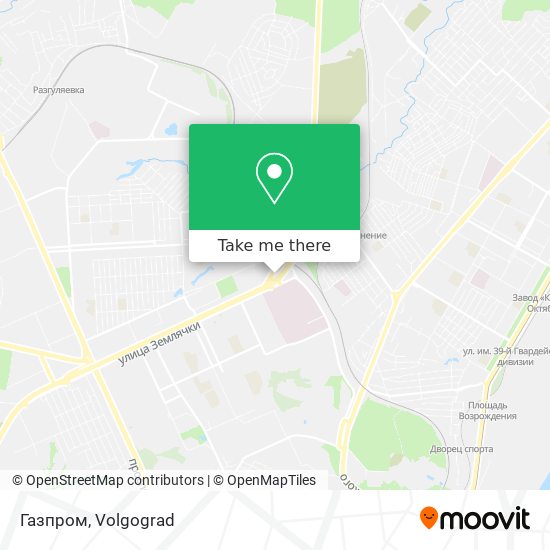 Газпром map