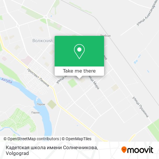 Кадетская школа имени Солнечникова map