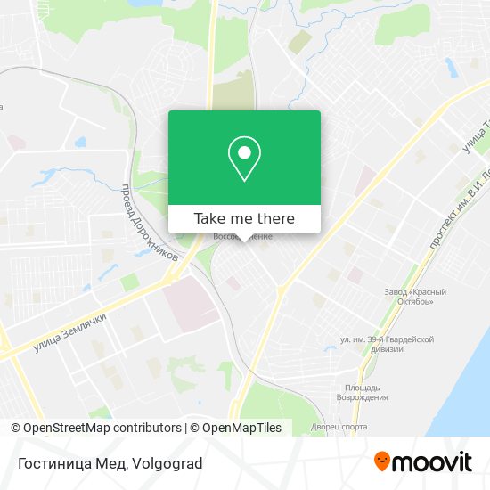 Гостиница Мед map