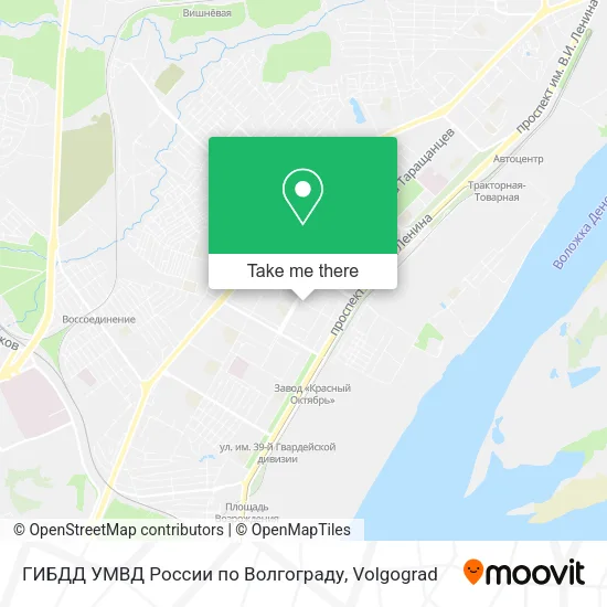 ГИБДД УМВД России по Волгограду map
