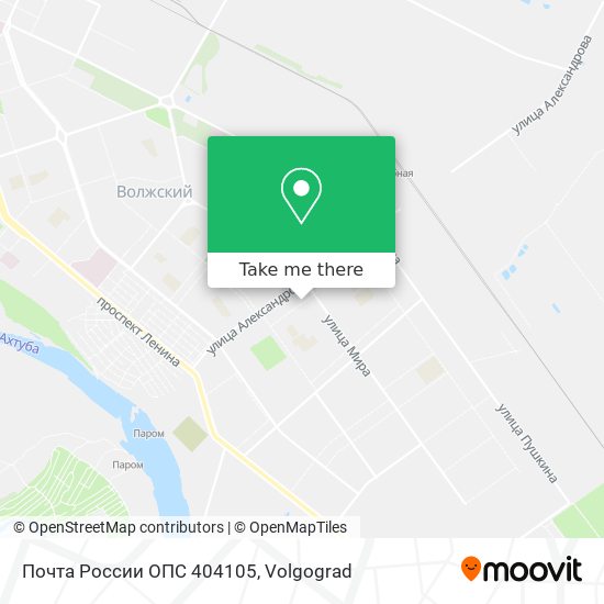 Почта России ОПС 404105 map