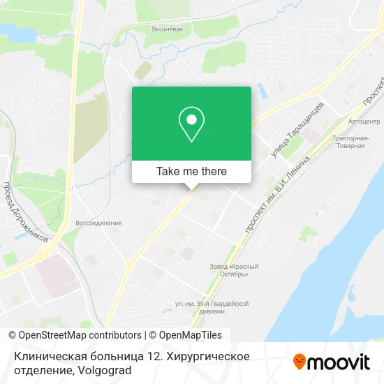 Клиническая больница 12. Хирургическое отделение map