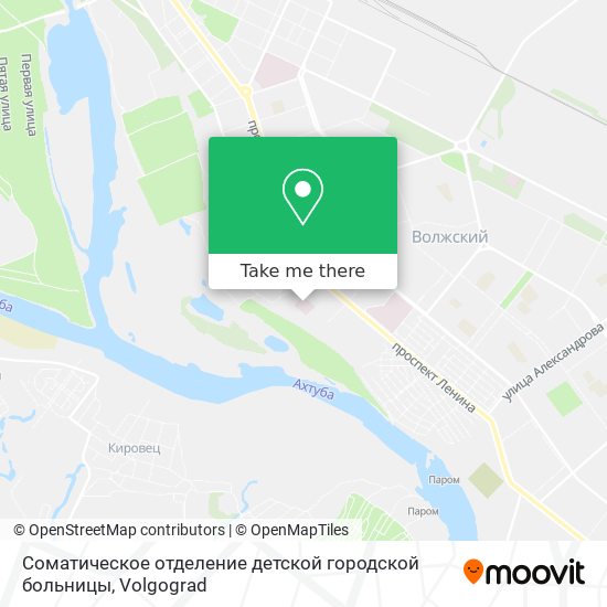 Соматическое отделение детской городской больницы map