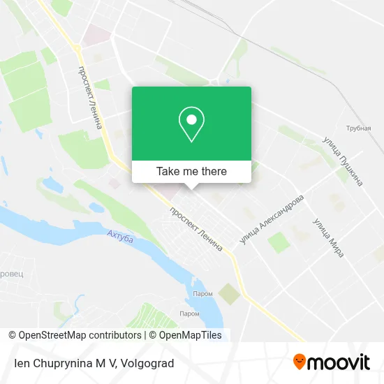 Ien Chuprynina M V map