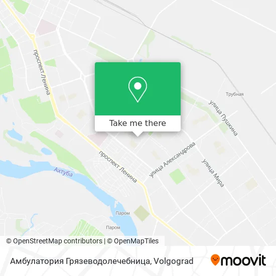 Амбулатория Грязеводолечебница map