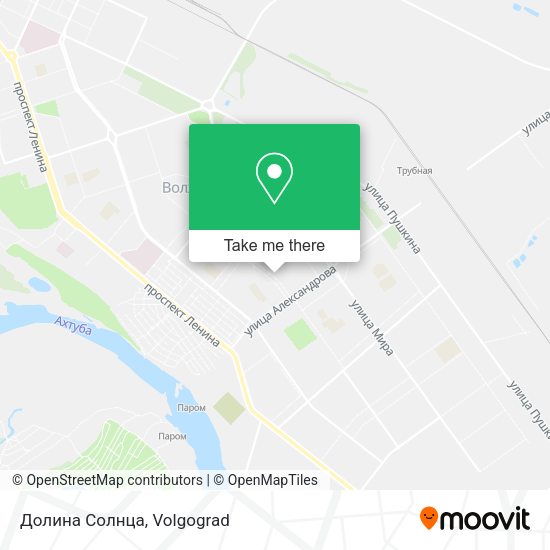 Долина Солнца map