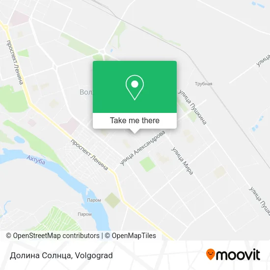 Долина Солнца map