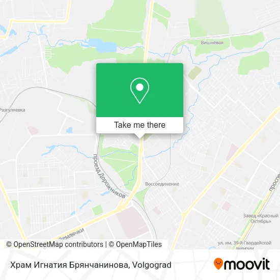 Храм Игнатия Брянчанинова map