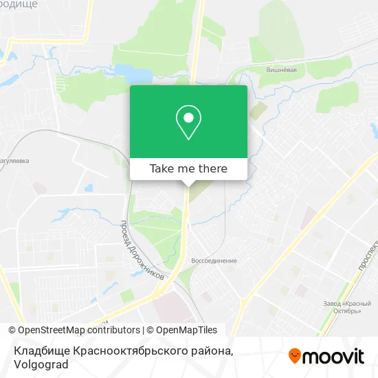 Кладбище Краснооктябрьского района map