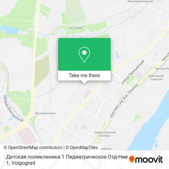 Детская поликлиника 1 Педиатрическое Отд-Ние 1 map
