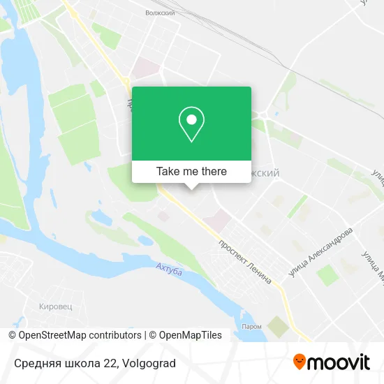 Средняя школа 22 map