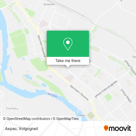 Акрас map