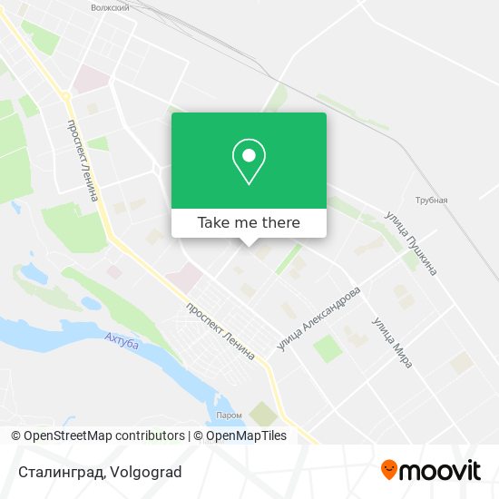 Сталинград map