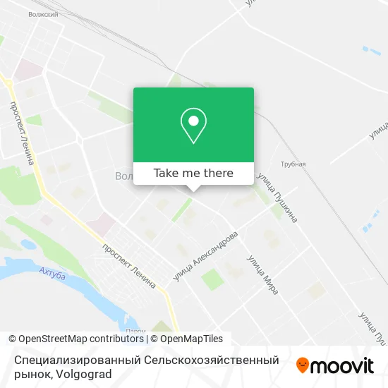 Специализированный Сельскохозяйственный рынок map