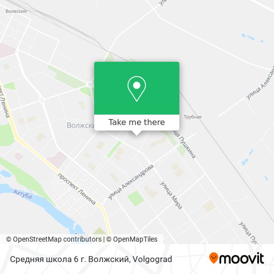 Средняя школа 6 г. Волжский map