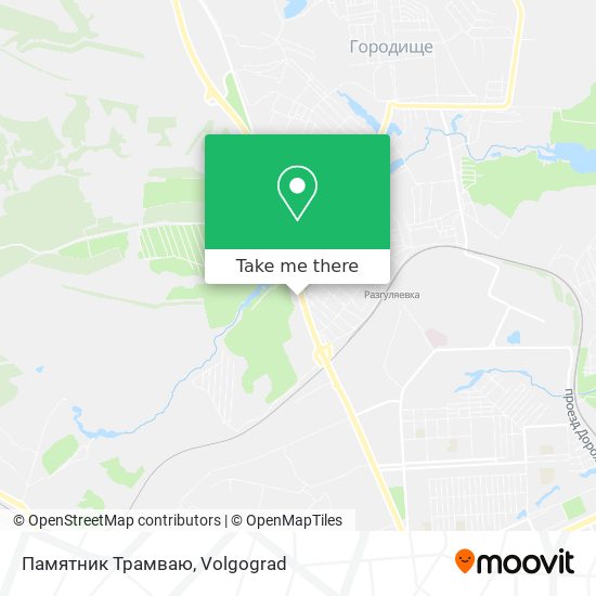 Памятник Трамваю map