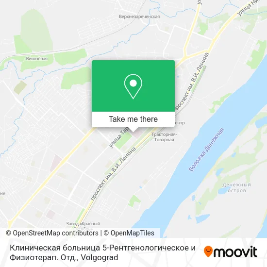 Клиническая больница 5-Рентгенологическое и Физиотерап. Отд. map